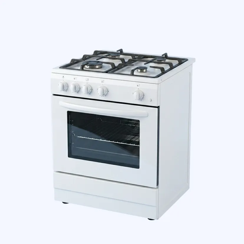Плита газовая с газовой духовкой CookLine CL-350, цвет белый