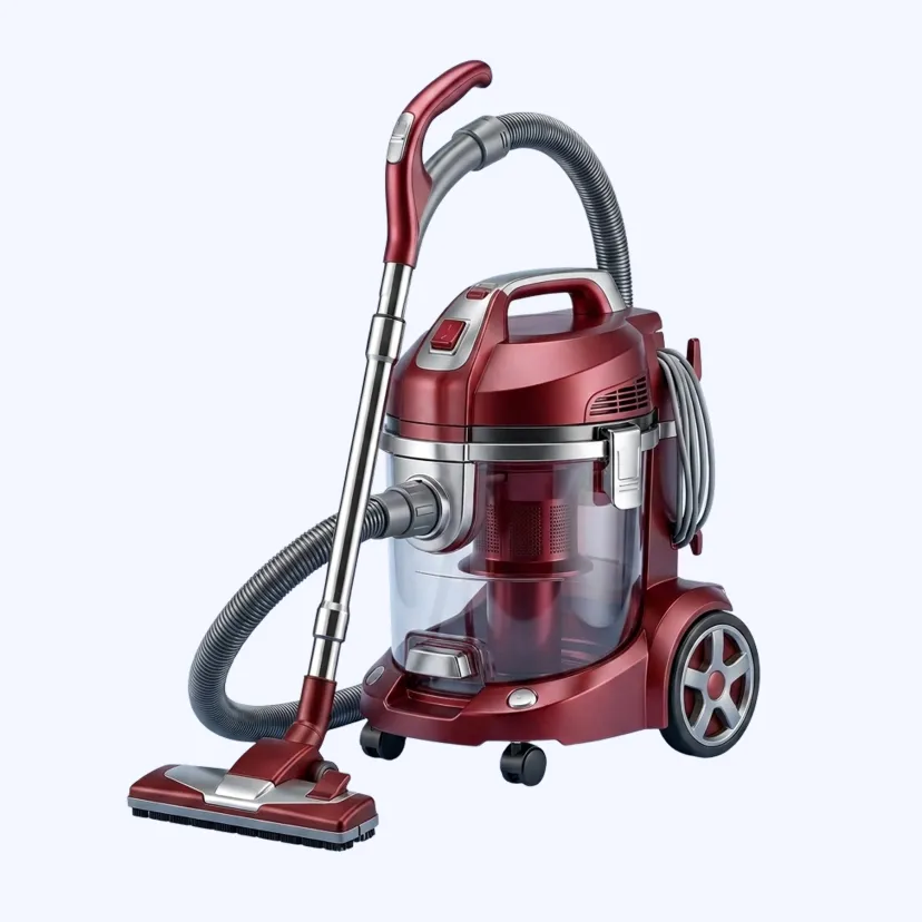 Пылесос для сухой и влажной уборки PowerMaster WM-1500, цвет красный